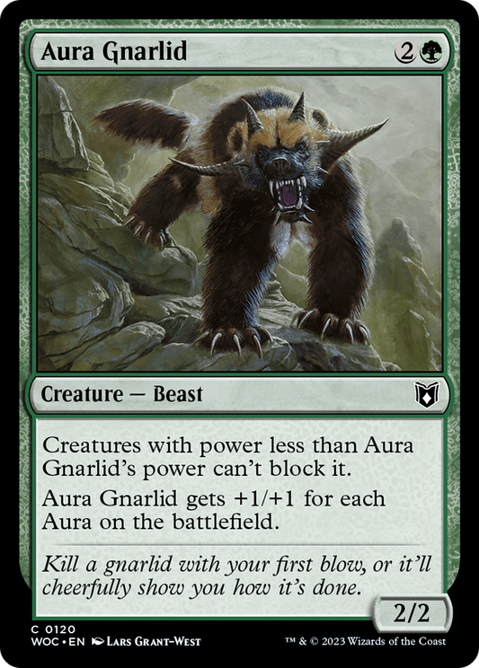 Aura Gnarlid (WOC-120) - Wilds of Eldraine Commander