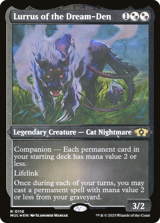 Lurrus of the Dream-Den (MUL-116) - Multiverse Legends: (companion) Etched Foil