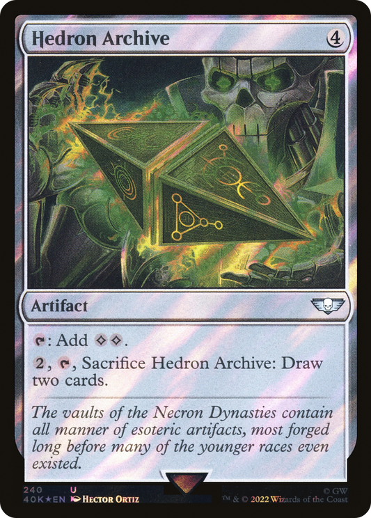 Hedron Archive (40K-240★) - Warhammer 40,000 Commander Foil