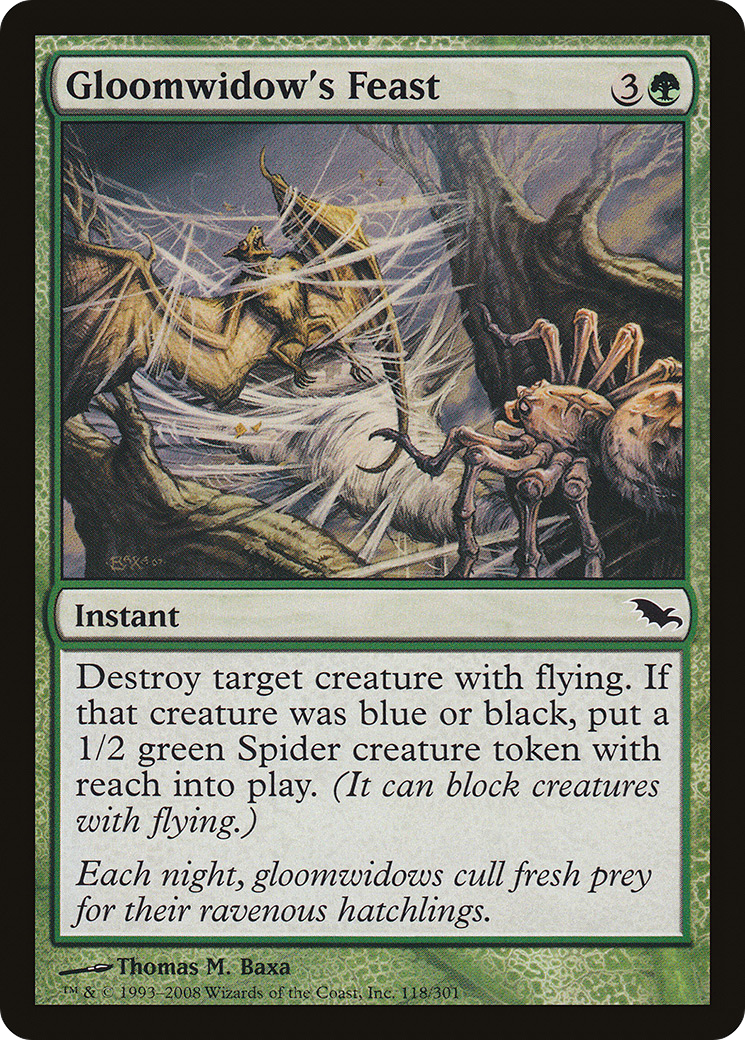Gloomwidow's Feast  (SHM-118) - Shadowmoor