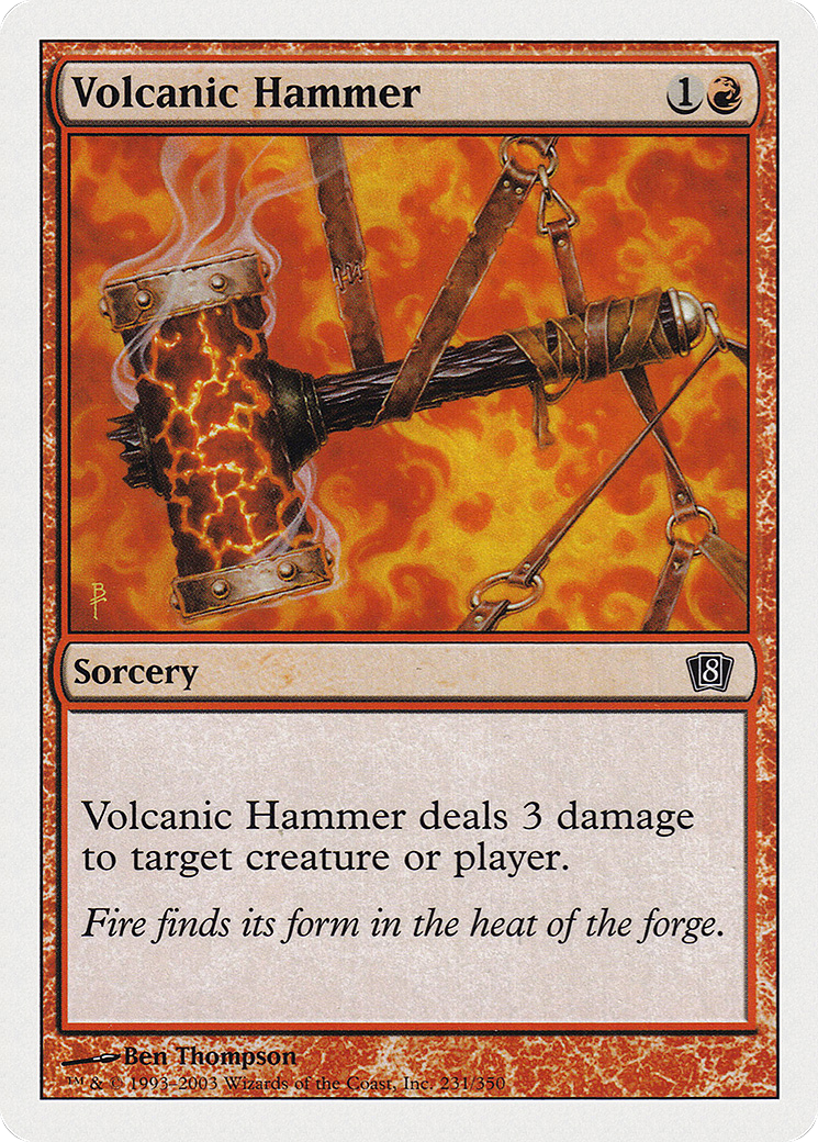 Volcanic Hammer (8ED-231) - Eighth Edition