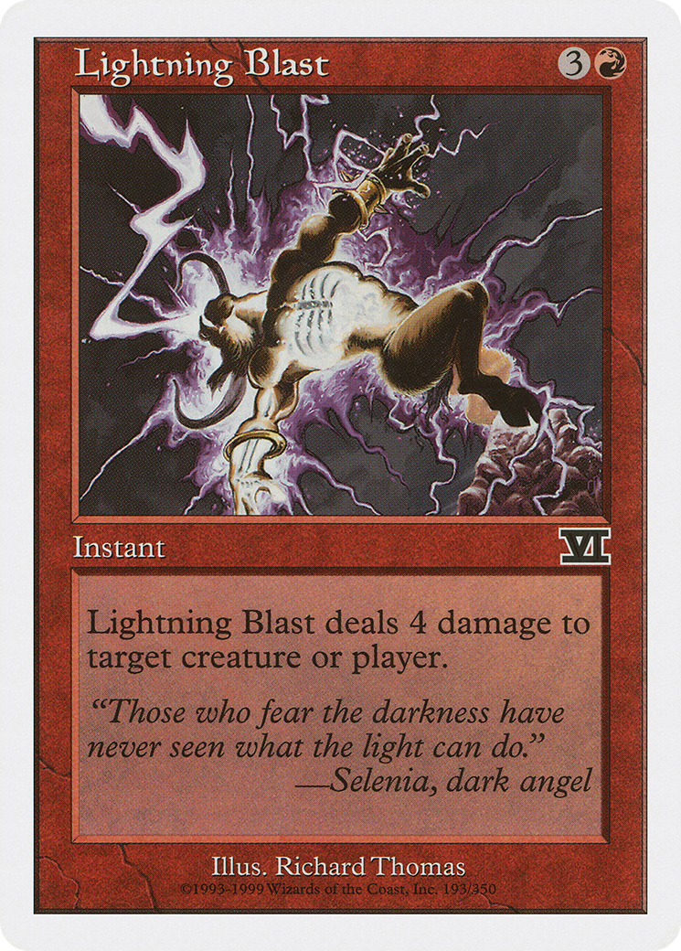 Lightning Blast (6ED-193) - Classic Sixth Edition