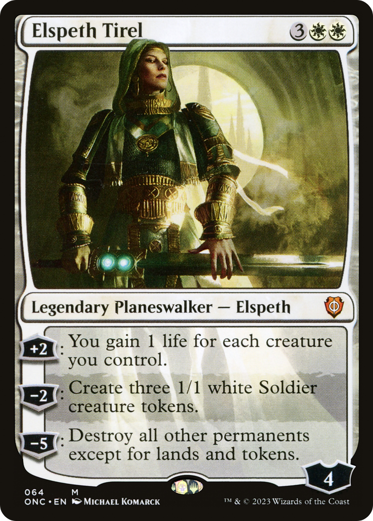 Elspeth Tirel (ONC-064) - Phyrexia: All Will Be One Commander