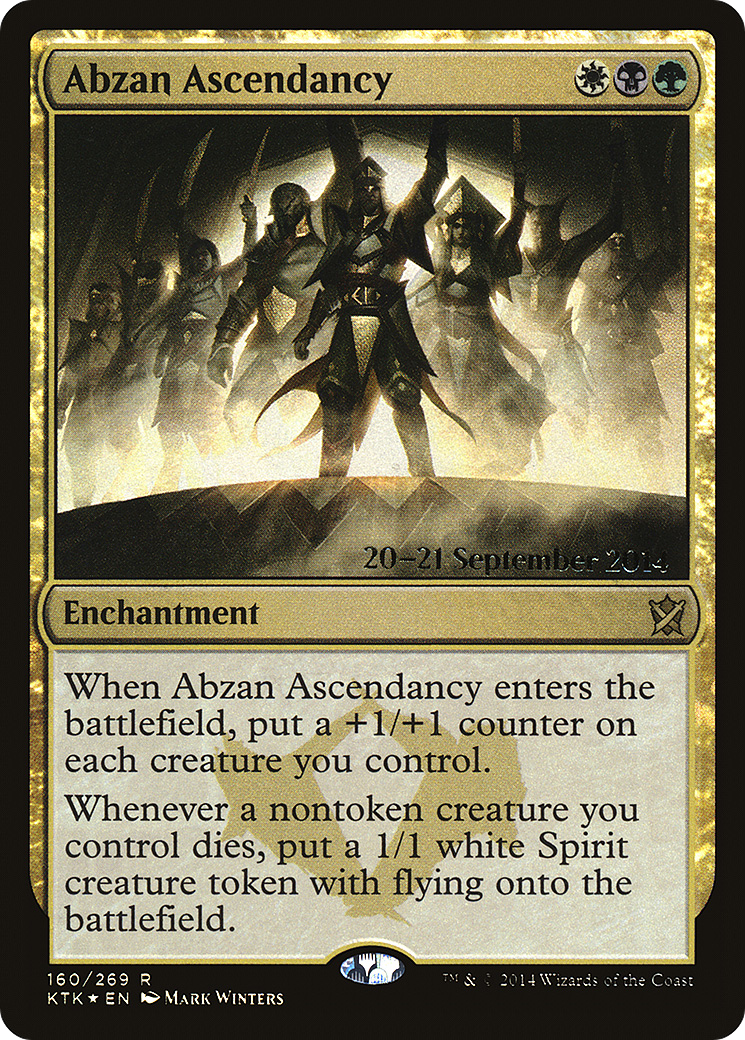 Abzan Ascendancy (PRE-160S) - Khans of Tarkir Promos Foil