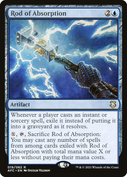 Rod of Absorption (AFC-019) - Forgotten Realms Commander