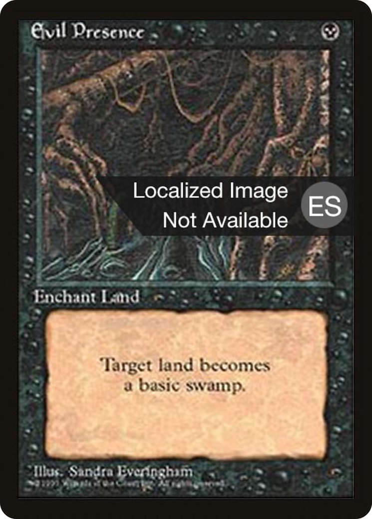 Evil Presence (4BB-136) - Fourth Edition Foreign Black Border