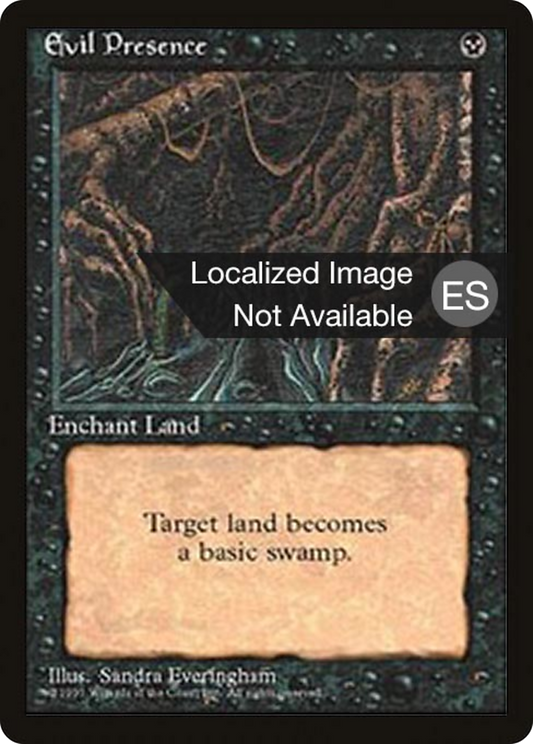 Evil Presence (4BB-136) - Fourth Edition Foreign Black Border