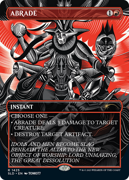 Abrade (SLD-1425) - Secret Lair Drop: (Full Art) Foil