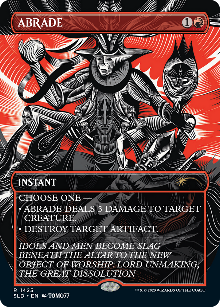 Abrade (SLD-1425) - Secret Lair Drop: (Full Art)