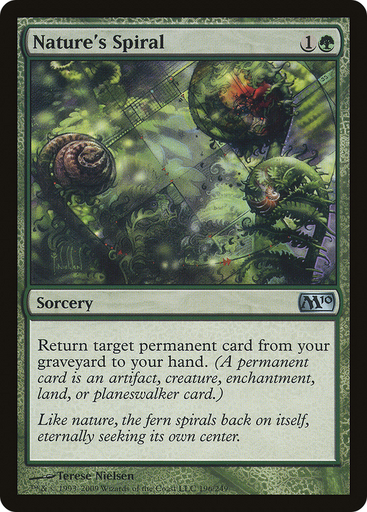 Nature's Spiral (M10-196) - Magic 2010 Foil