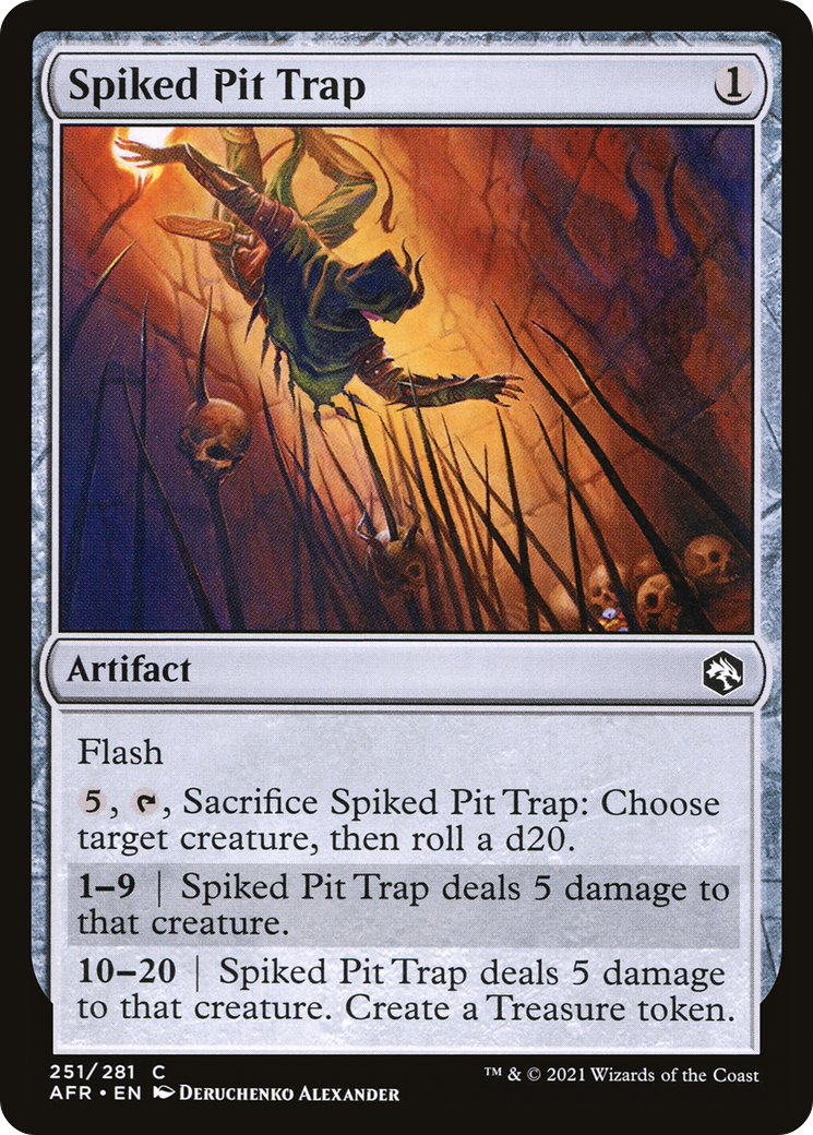 Spiked Pit Trap (AFR-251) - Adventures in the Forgotten Realms
