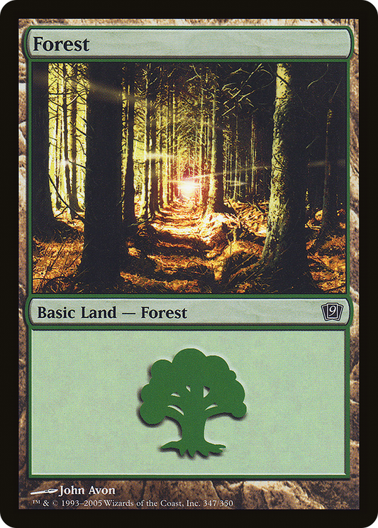 Forest (9ED-347★) - Ninth Edition Foil