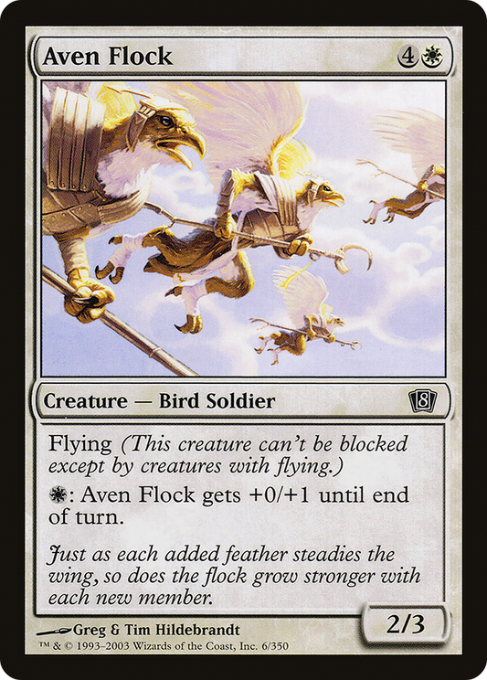 Aven Flock (8ED-06★) - Eighth Edition Foil