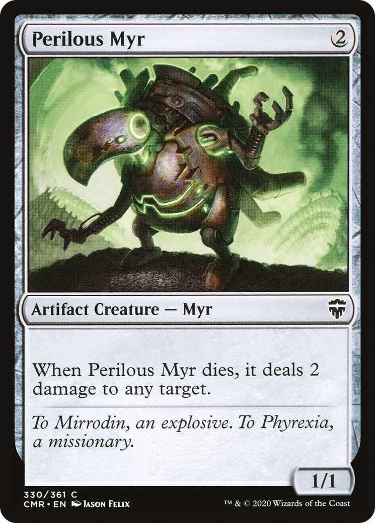 Perilous Myr (CMR-330) - Commander Legends