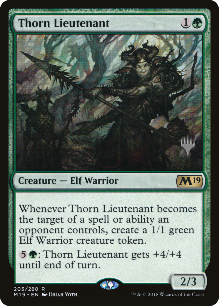 Thorn Lieutenant (PPM20-203) - Core Set 2019 Promos Foil (Promo Pack)