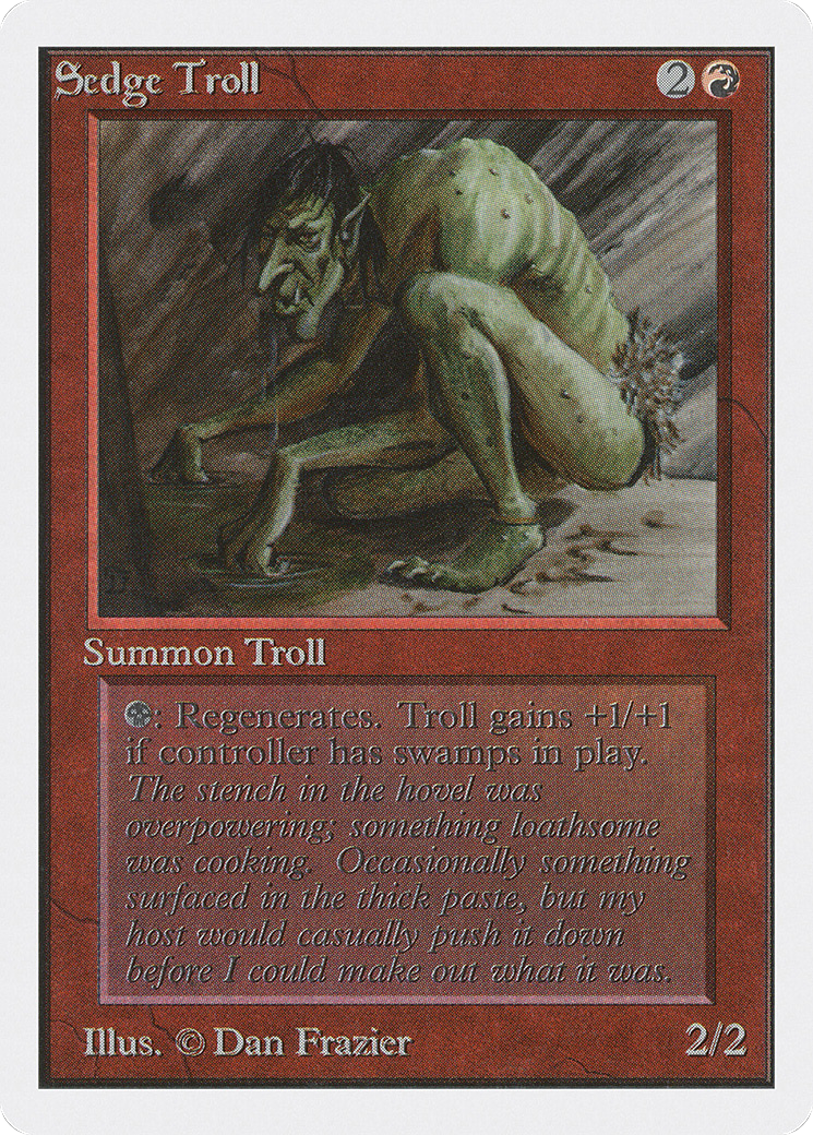 Sedge Troll (2ED-173) - Unlimited Edition