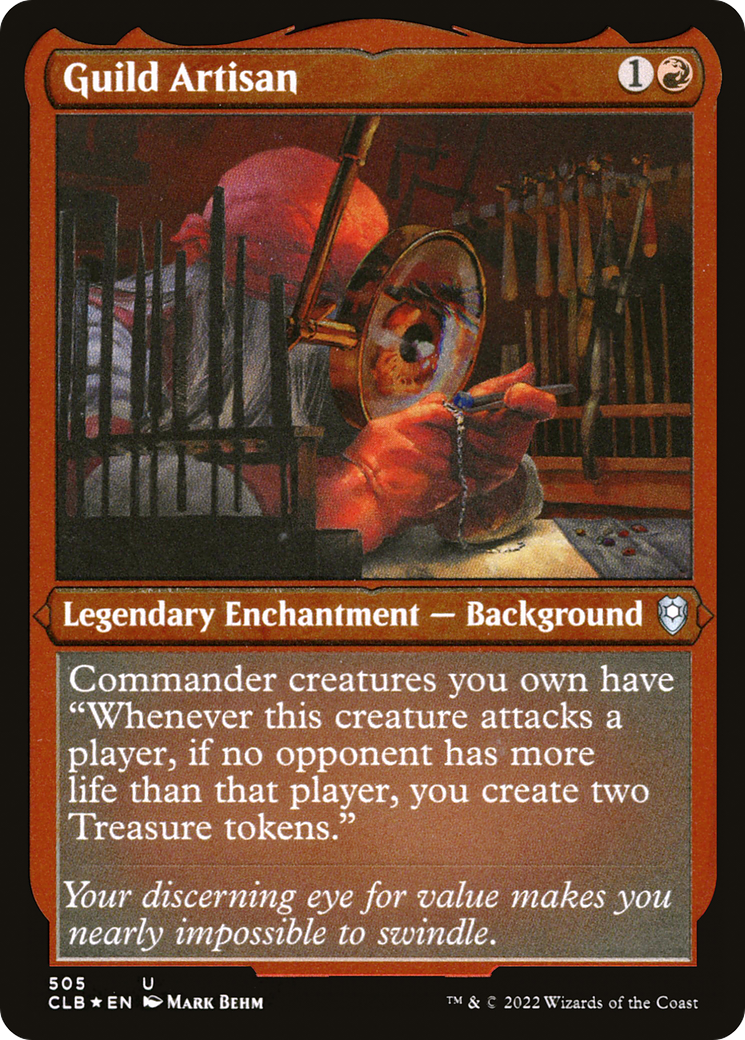 Guild Artisan (CLB-505) - Commander Legends: Battle for Baldur's Gate Etched Foil