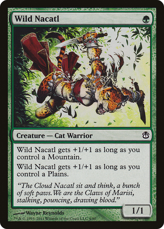 Wild Nacatl (DDH-004) - Duel Decks: Ajani vs. Nicol Bolas