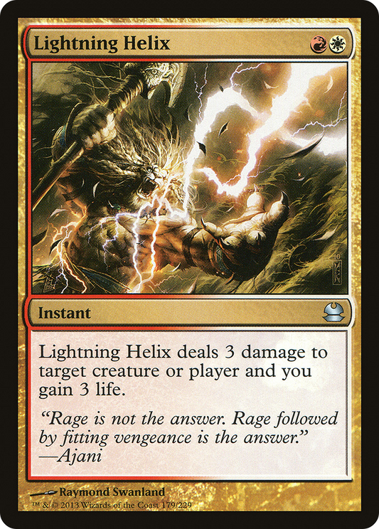 Lightning Helix (MMA-179) - Modern Masters Foil