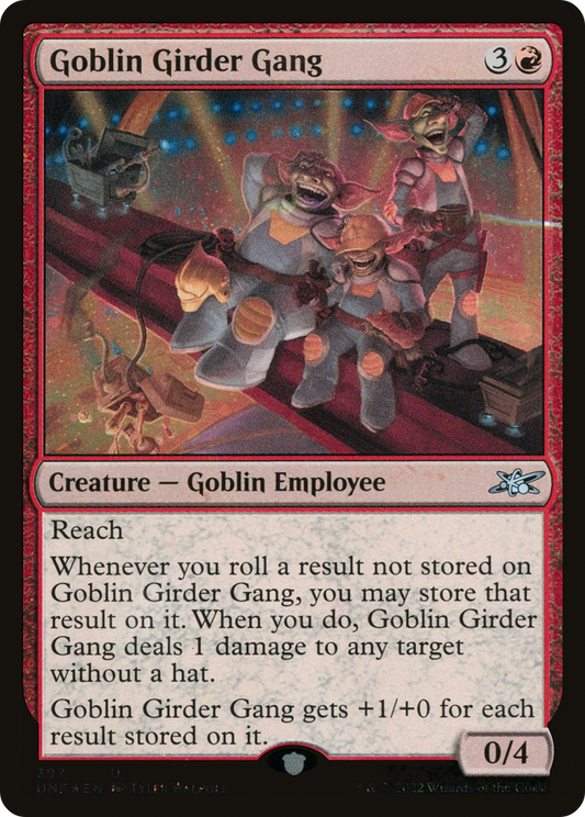 Goblin Girder Gang (UNF-397) - Unfinity Foil