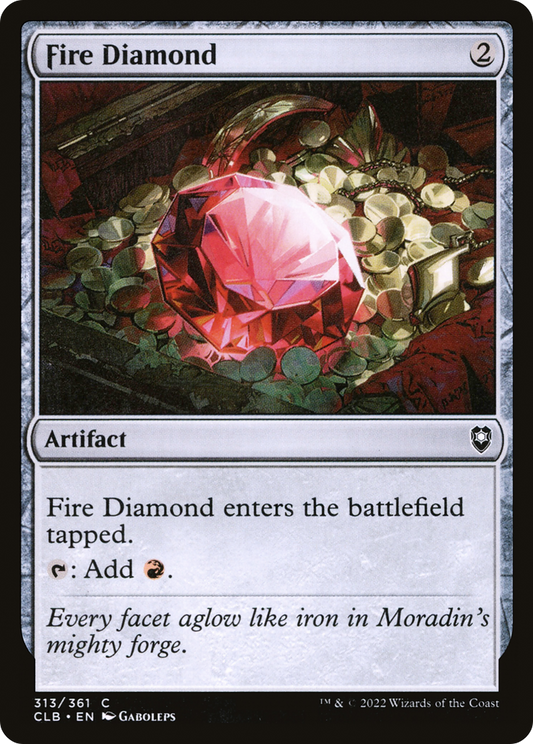 Fire Diamond (CLB-313) - Commander Legends: Battle for Baldur's Gate Foil