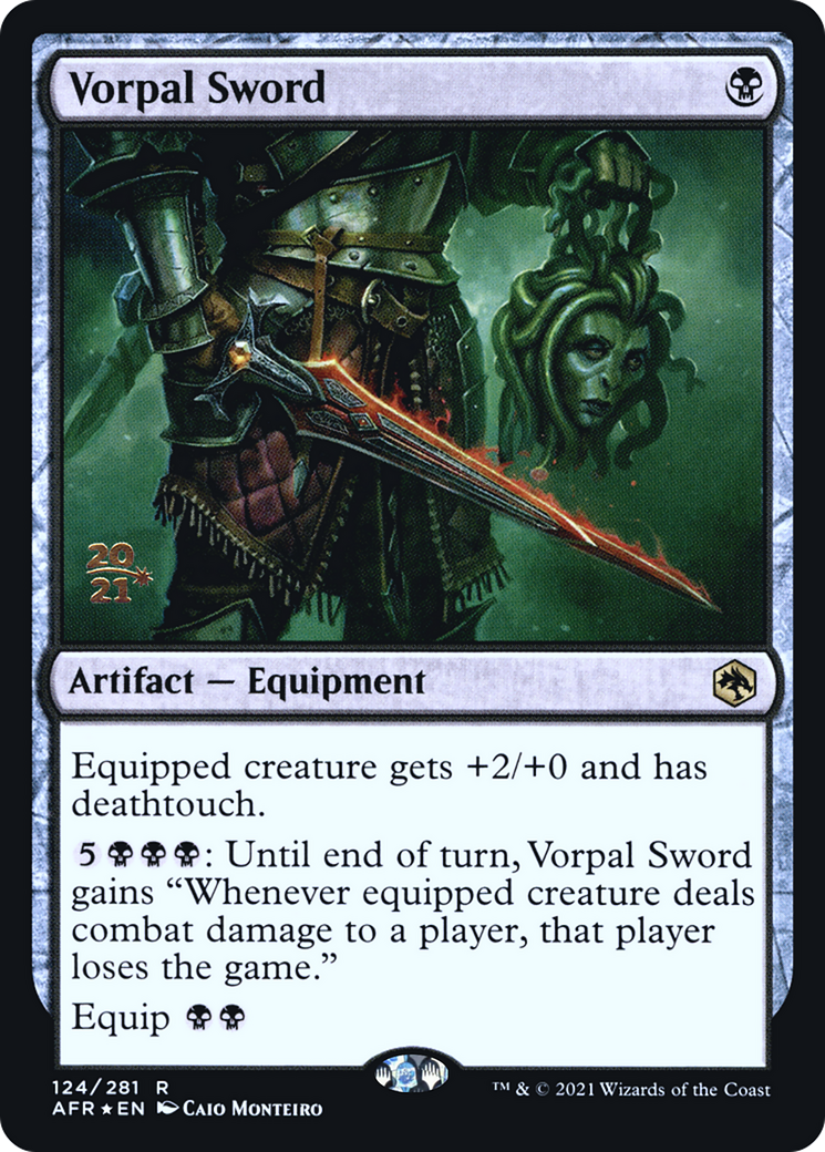 Vorpal Sword (PRE-124S) - Adventures in the Forgotten Realms Promos (Prerelease) Foil