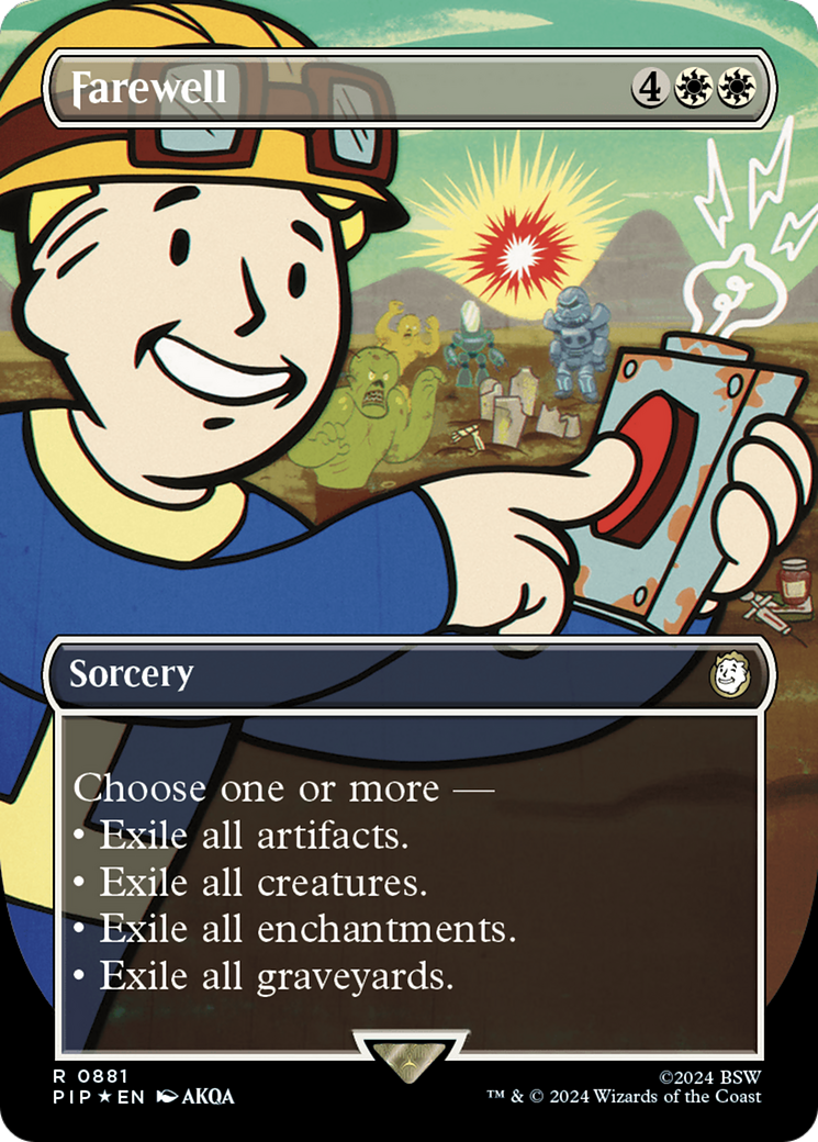 Farewell (PIP-881) - Fallout (Borderless) Foil