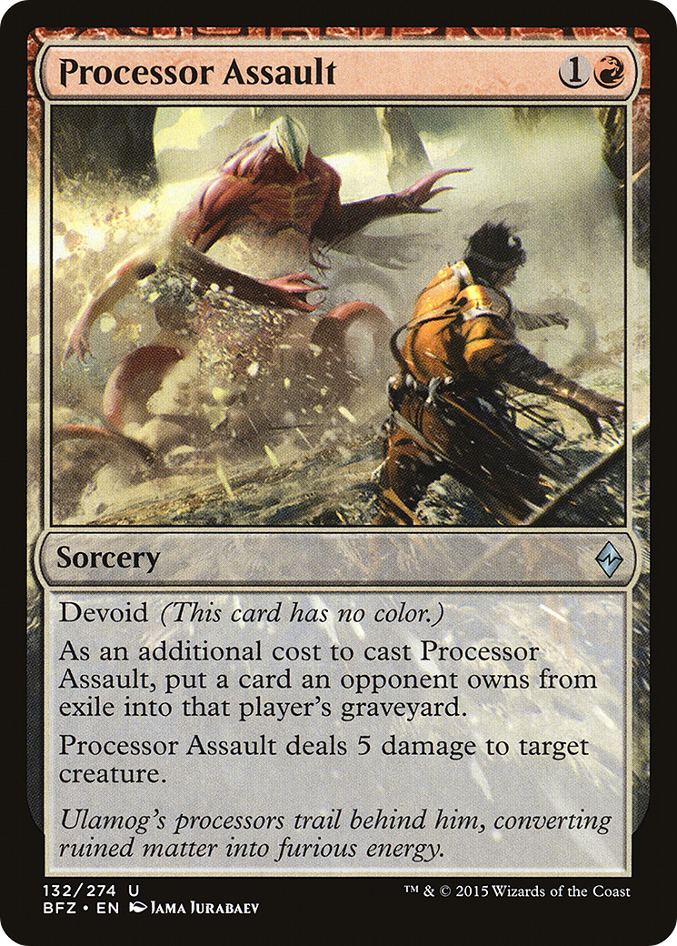 Processor Assault (BFZ-132) - Battle for Zendikar