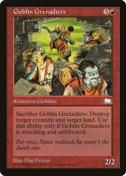 Goblin Grenadiers (WTH-104) - Weatherlight