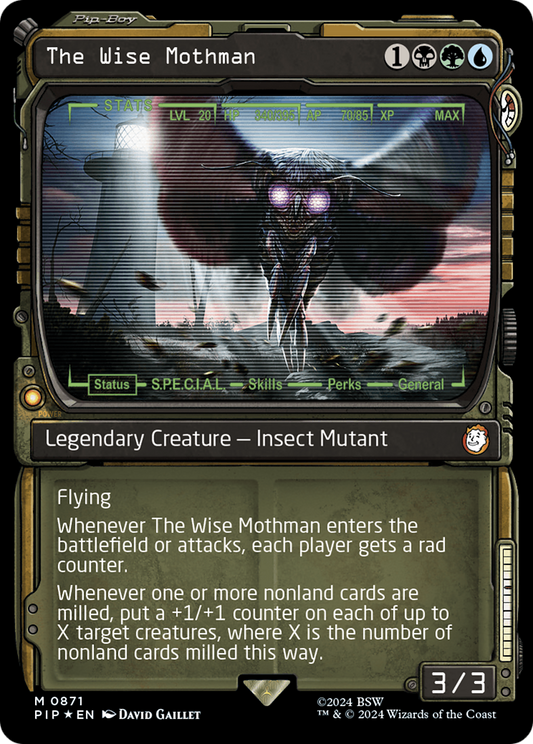 The Wise Mothman (PIP-871) - Fallout: (Showcase) Foil