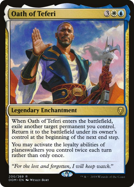 Oath of Teferi (DOM-200) - Dominaria Foil