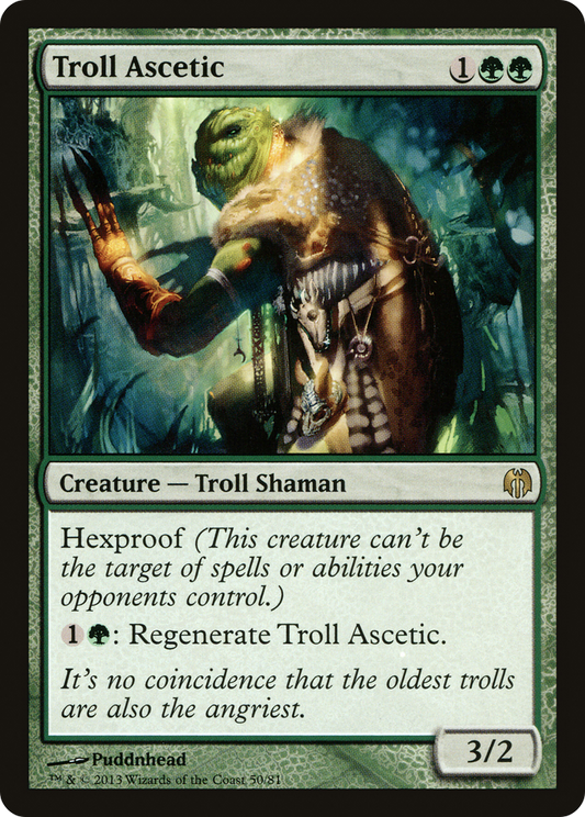 Troll Ascetic (DDL-050) - Duel Decks: Heroes vs. Monsters