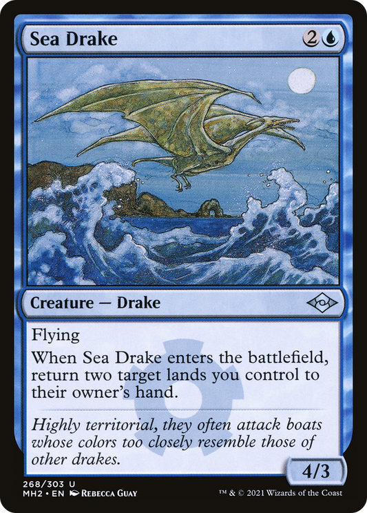 Sea Drake (MH2-268) - Modern Horizons 2 Foil