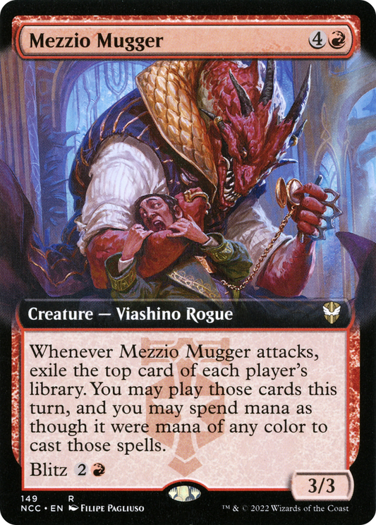 Mezzio Mugger (NCC-149) - New Capenna Commander: (Extended Art)