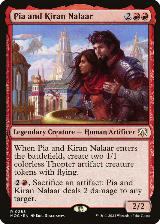 Pia and Kiran Nalaar (MOC-288) - March of the Machine Commander