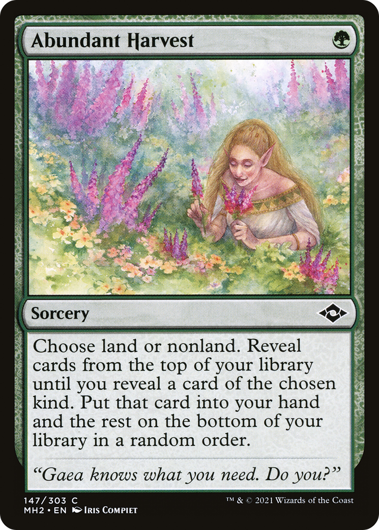 Abundant Harvest (MH2-147) - Modern Horizons 2 Foil