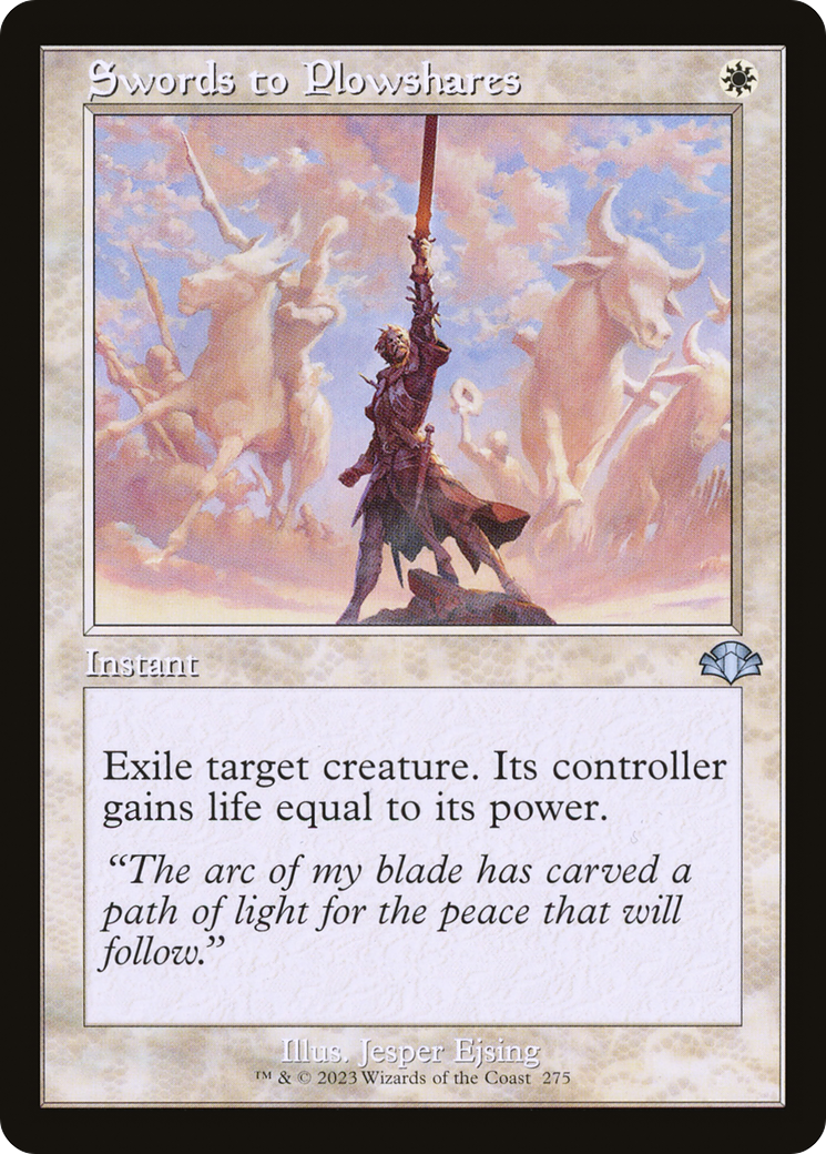 Swords to Plowshares (DMR-275) - Dominaria Remastered Foil