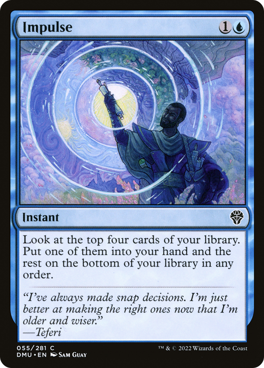 Impulse (DMU-055) - Dominaria United Foil