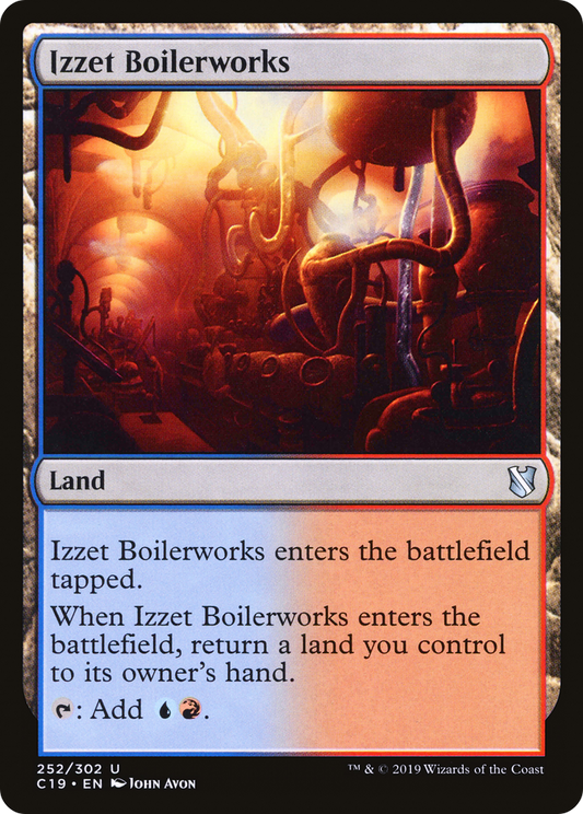 Izzet Boilerworks (C19-252) - Commander 2019