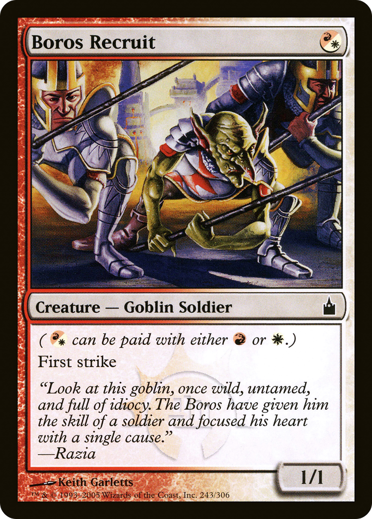 Boros Recruit (RAV-243) - Ravnica: City of Guilds Foil