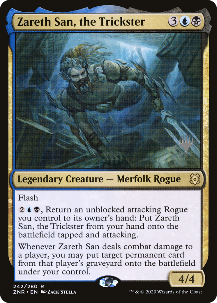 Zareth San, the Trickster (PPZNR-242) - Zendikar Rising Promos Foil (Promo Pack)