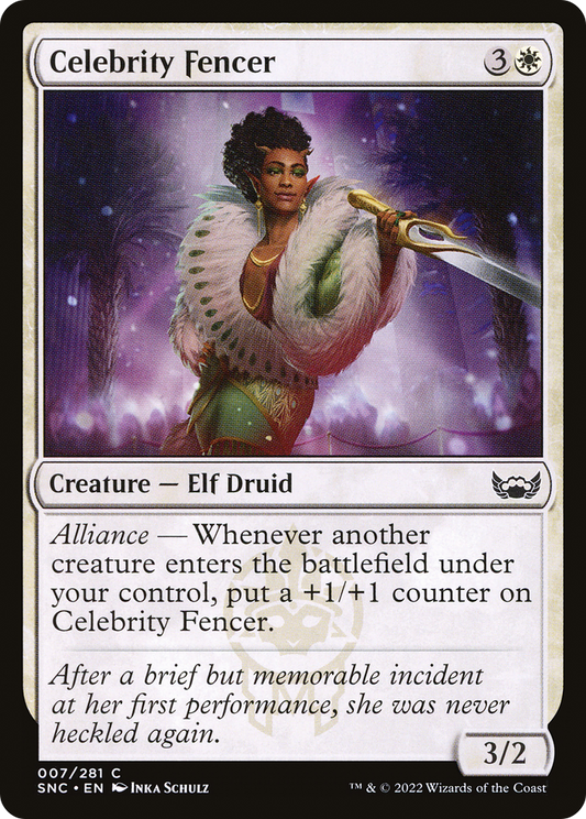 Celebrity Fencer (SNC-007) - Streets of New Capenna Foil