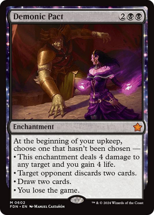 Demonic Pact (FDN-602) - Foundations: (nyxtouched) Foil