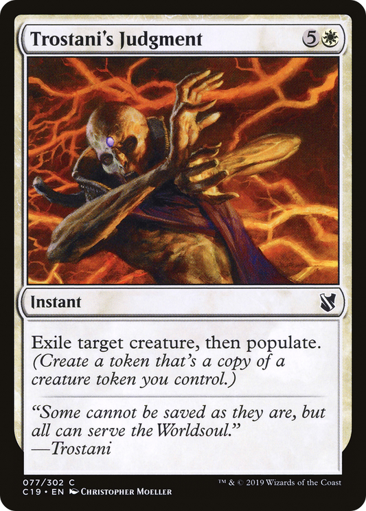 Trostani's Judgment (C19-077) - Commander 2019