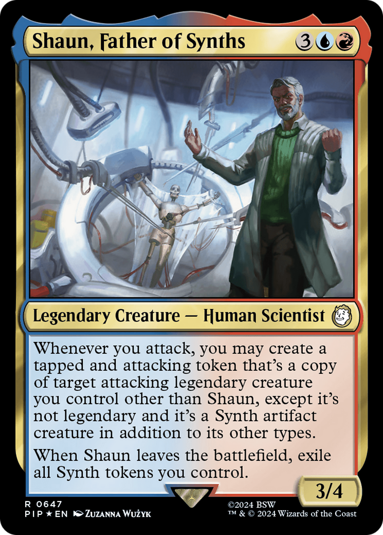 Shaun, Father of Synths (Surge Foil) (PIP-647) - Fallout Foil