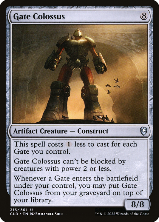 Gate Colossus (CLB-315) - Commander Legends: Battle for Baldur's Gate Foil