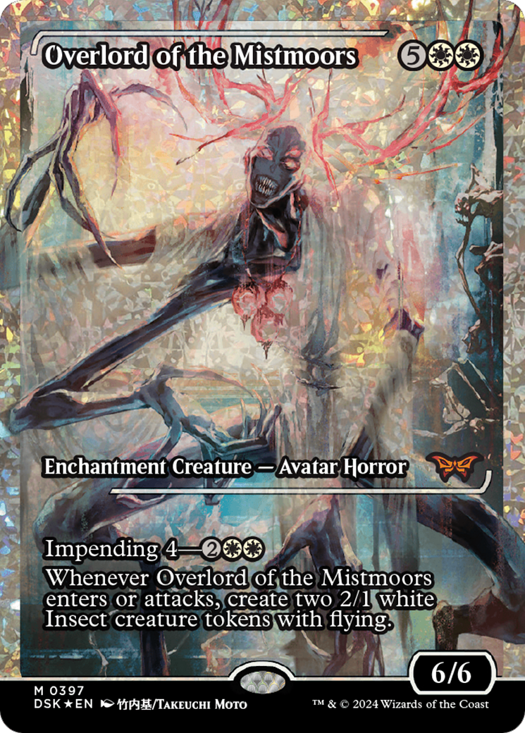 Overlord of the Mistmoors (DSK-397) - Duskmourn: House of Horror: (Showcase) Foil