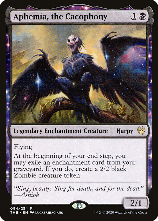 Aphemia, the Cacophony (THB-084) - Theros Beyond Death Foil