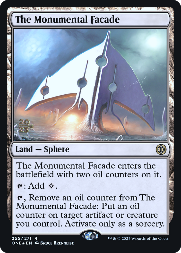 The Monumental Facade (PONE-255S) - Phyrexia: All Will Be One Promos Foil