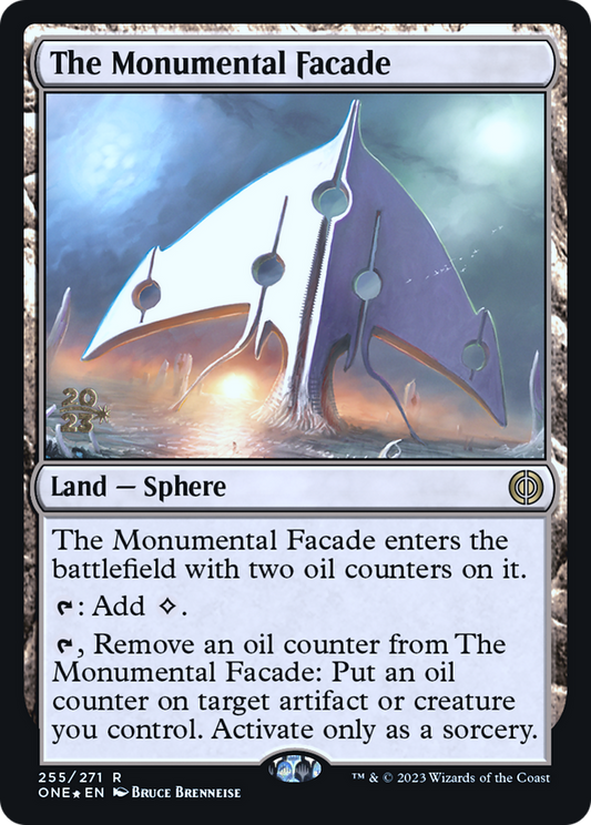 The Monumental Facade (PONE-255S) - Phyrexia: All Will Be One Promos Foil